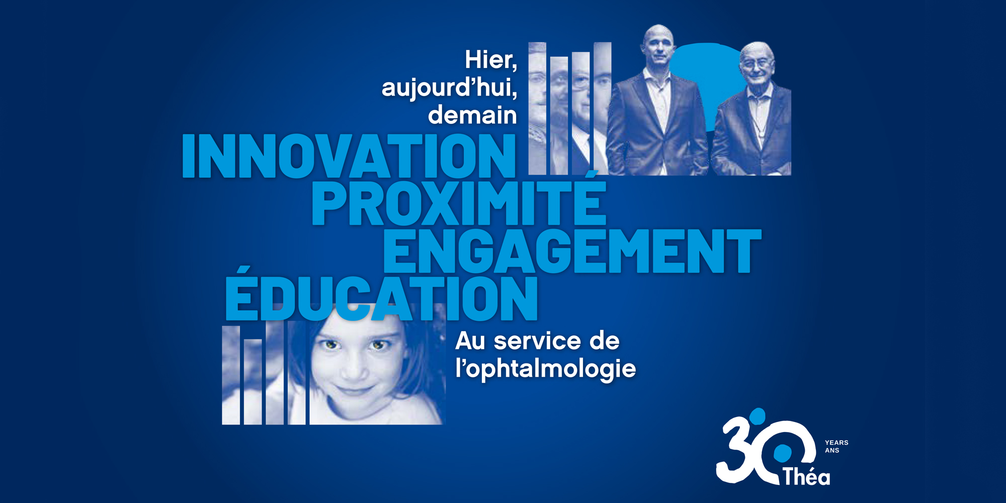 Théa fête ses 30 ans : Innovation, Engagement, proximité et éducation.